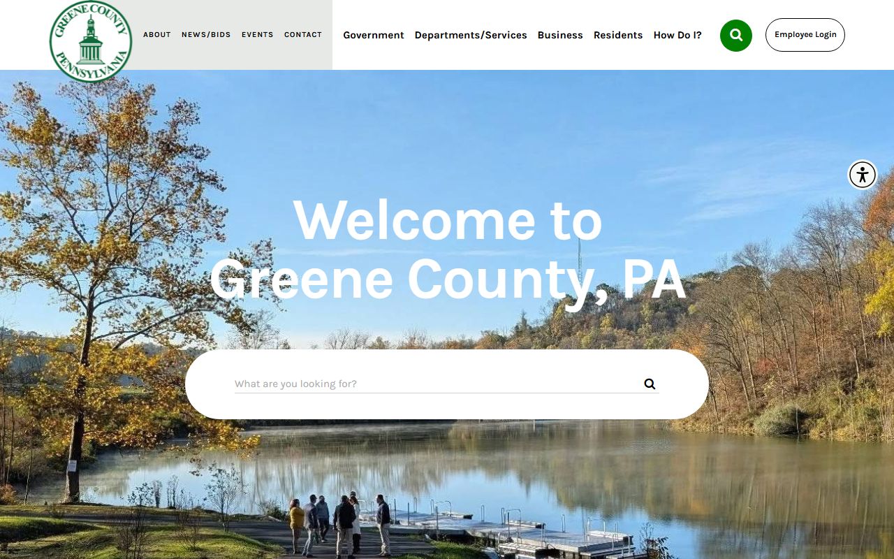 Greene County government homepage for jail mugshots and arrest records